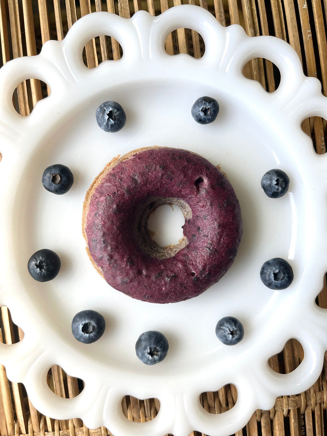 Blueberry Glazed Donut, Single