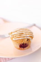 Load image into Gallery viewer, Raspberry Lemon Streusel Muffin, Single
