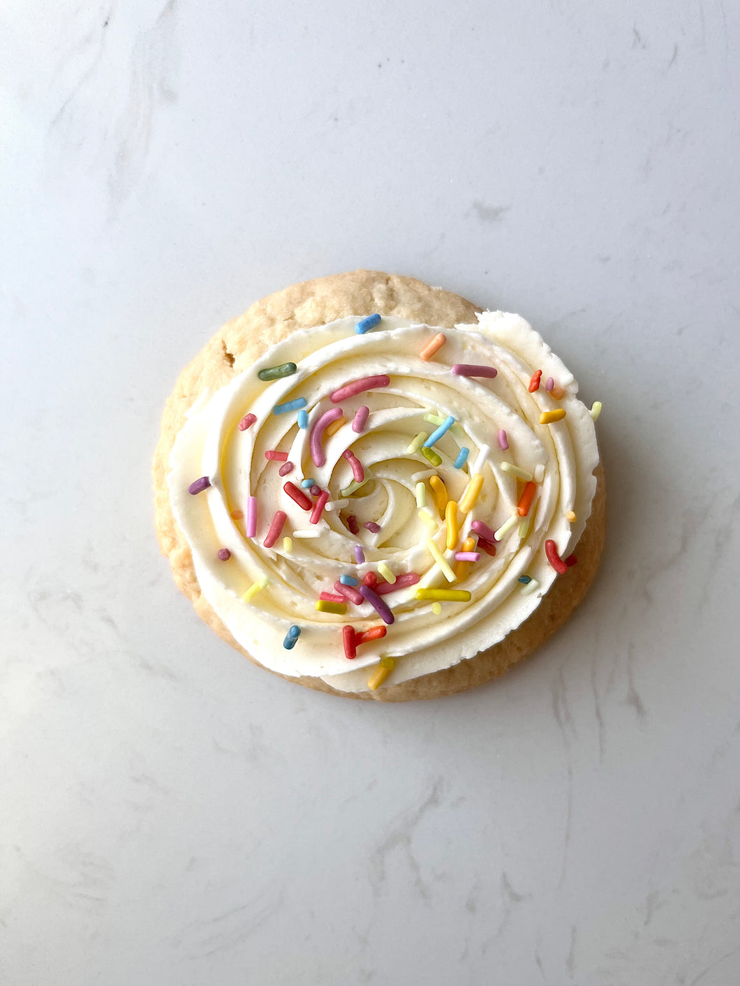 Frosted Sprinkle Sugar Cookie, Single